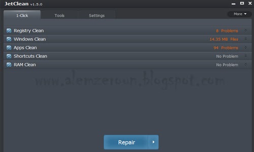 JetClean PC Utilities Cleaner v1.5.0