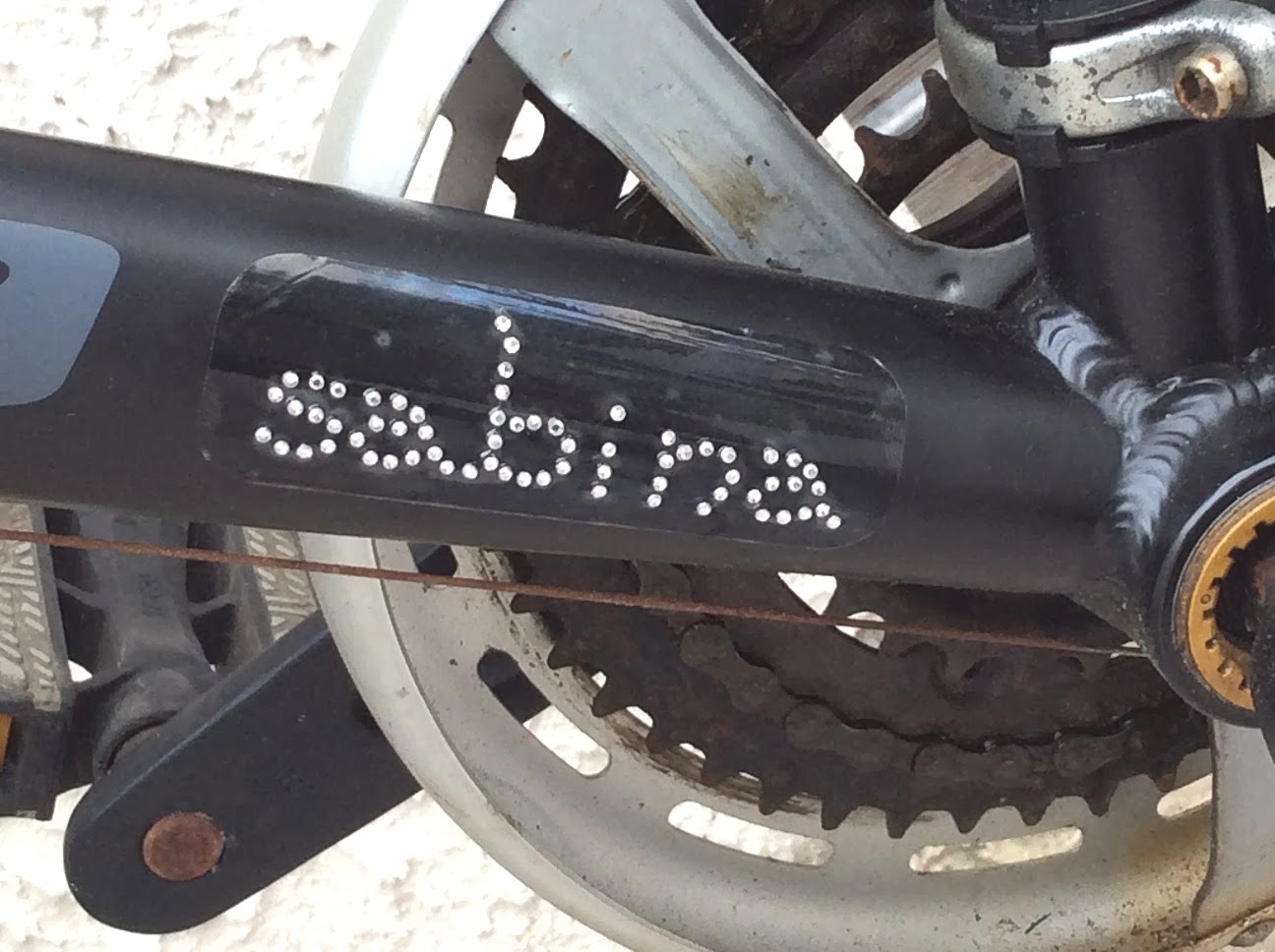 FS Foglio Di Adesivi In Vinile Gigante Telaio Per Bici Ciclo - Foto 8