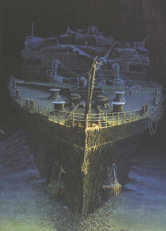 Kapal titanic tenggelam di kedalaman berapa