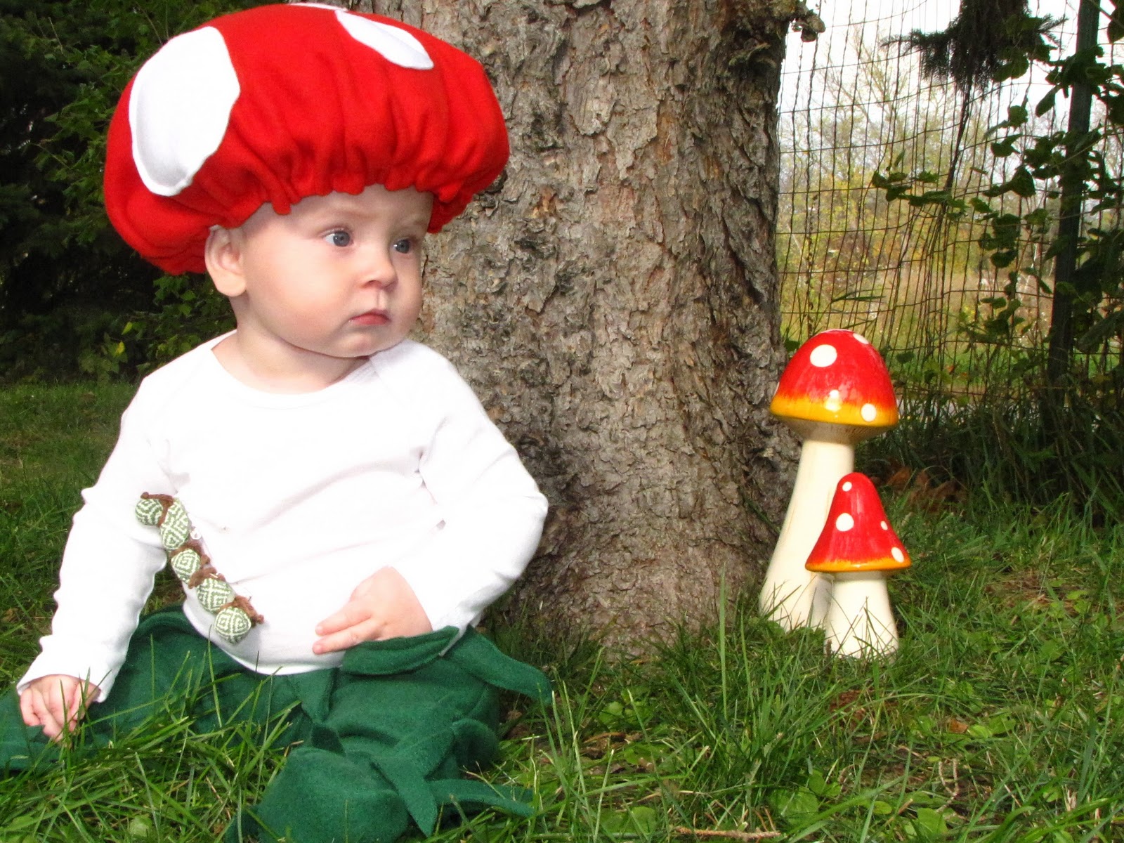 Wispy House: DIY Baby Mushroom Halloween Costume