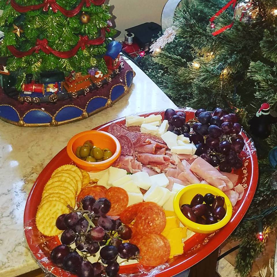 Cheese, Meat and Fruit Tray Appetizers What's Cookin' Italian Style