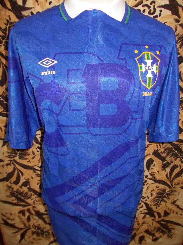 BRAZIL WORLD CUP 1994 JERSEY--RM 120.00-SIZE L/XL