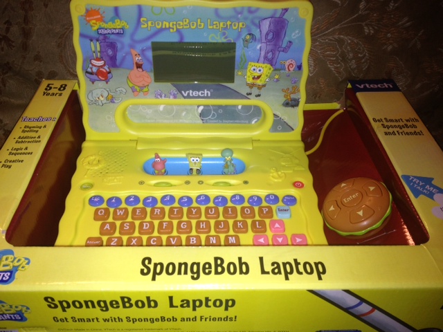 VTech Spongebob Laptop Giveaway - Ends 1/3 - Mama's Mission