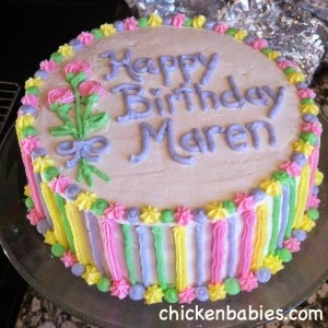 tween girl birthday cake