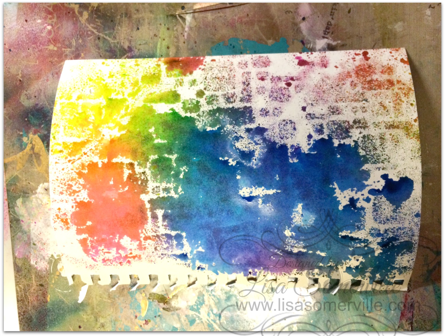 Mixed Media Watercolor Card Craftwell Blog