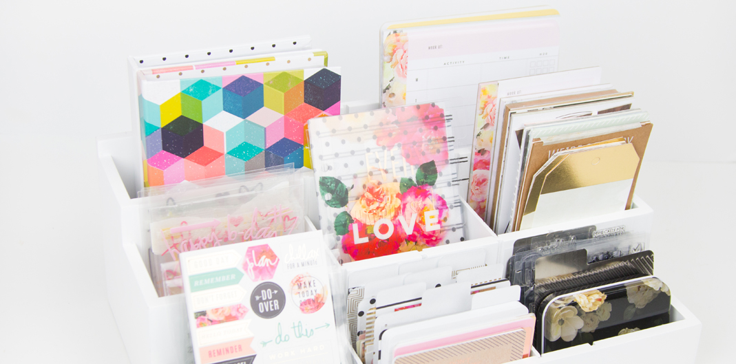 How to organize your planner supplies by @createoften