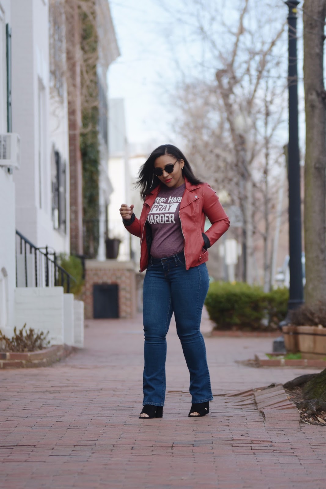 georgetown, dc blogger, mom blogger, spring trends, fashion pregnancy, style the bump, graphic tees, pregnant and stylish, 17 weeks pregnant, pregnant, armandhugon, maternity denim, moto jacket, spring jacket