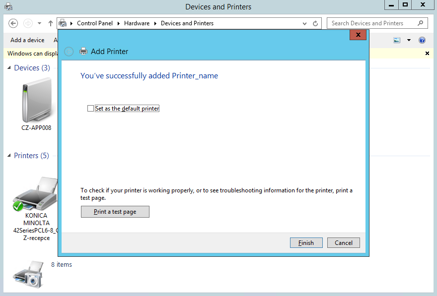 How to setup network printer as local printer on Windows Tomas Adl
