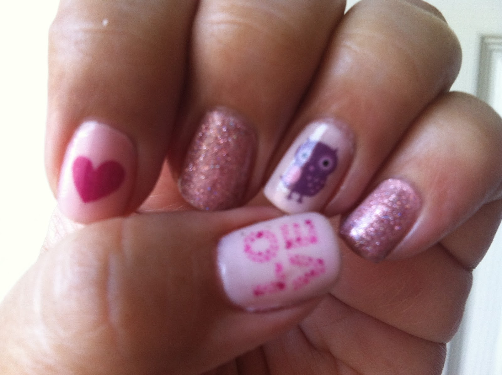 Just Me and My Nails: Blue Valentine Nails
