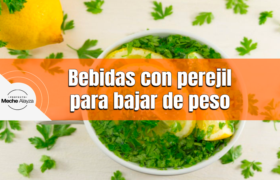 bebidas con perejil para bajar de peso