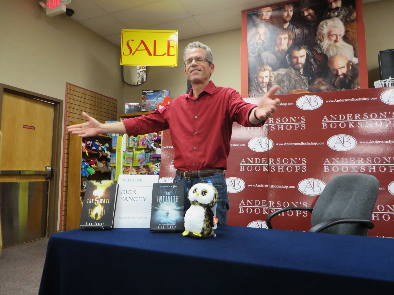 a GREAT read Rick Yancey Signing +Contest!