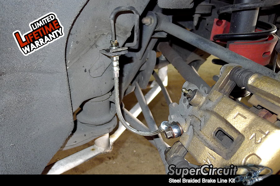 SUPERCIRCUIT Steel Braided Brake Lines: Mazda RX-8 Steel Braided Brake ...