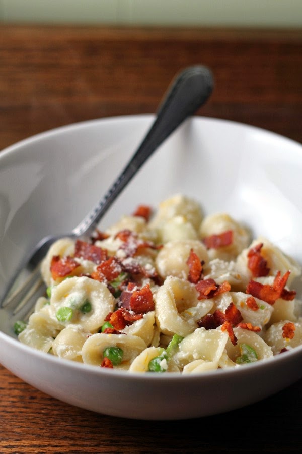 Kitchen Trial and Error meyer lemon pasta with bacon