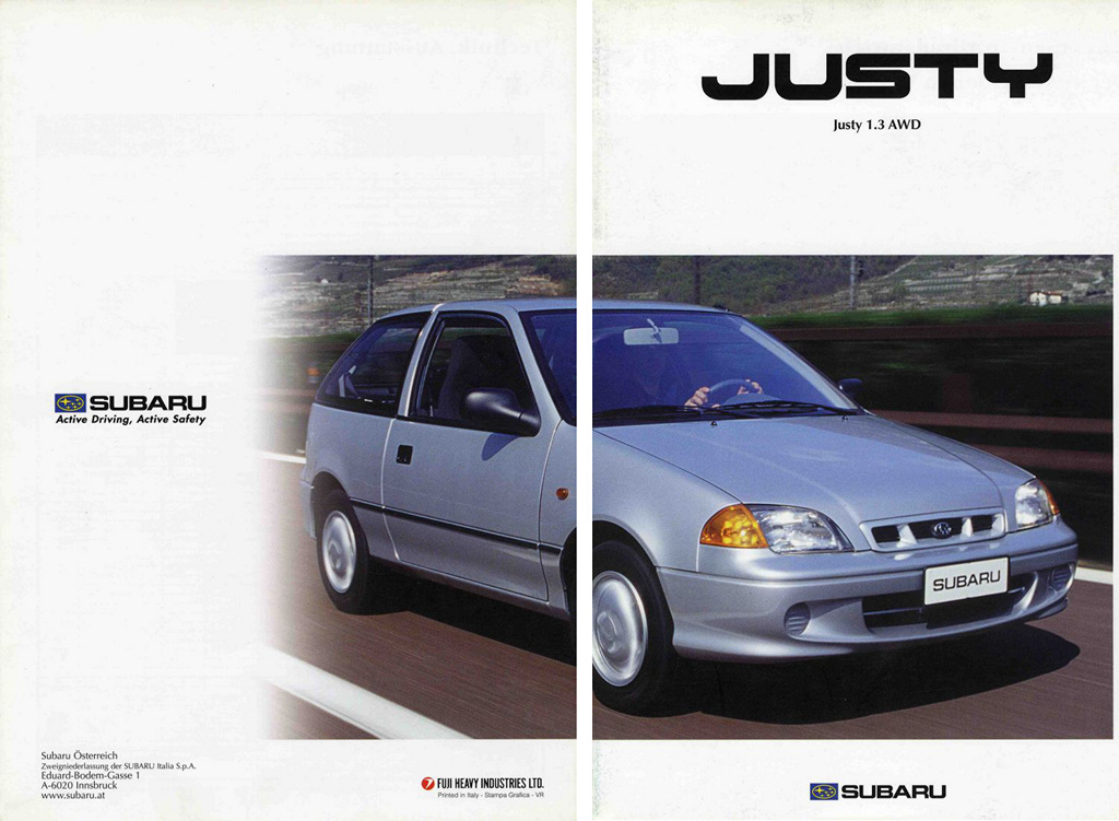 371. Subaru Justy II JMA/MS (Suzuki Swift II 4WD