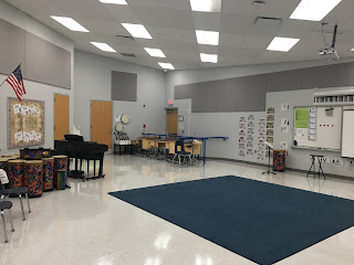Music Classroom Reveal: Lots of great ideas for a forest-themed music room! Includes tips for organization, bulletin board ideas, and more!