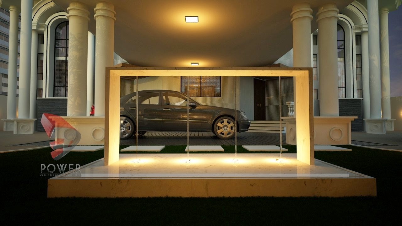 3D Exterior Parking Zone