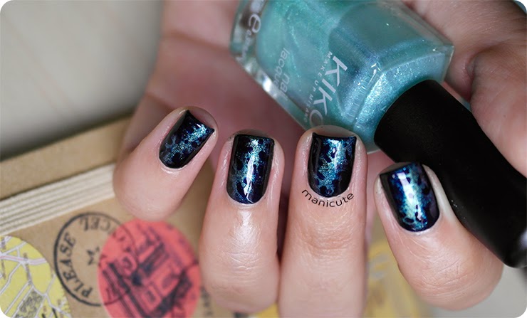 animal print manicura leopardo tutorial