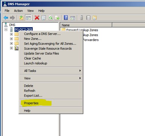 Tech Blog: SETTING UP A STANDARD FORWARDER IN DNS