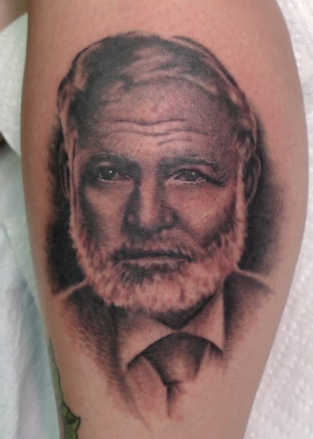Tatuaje de Ernest Hemingway