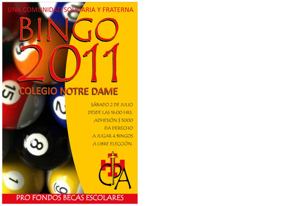 CPA Notre Dame 2011 BINGO 2011