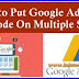 Google AdSense code Multiple sites par Kaise Lgayen ? AdSense Tips