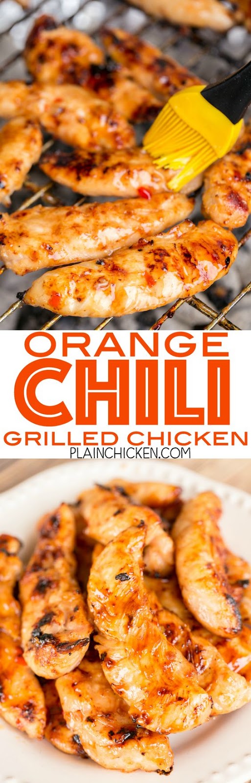 Orange Chili Grilled Chicken