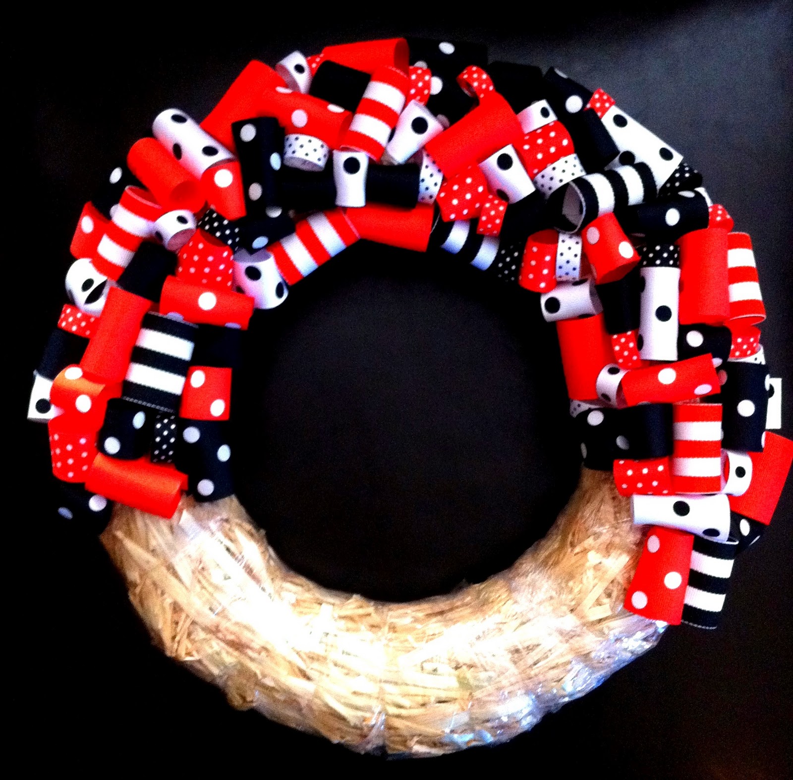 KL Made It Ribbon Wreath Tutorial