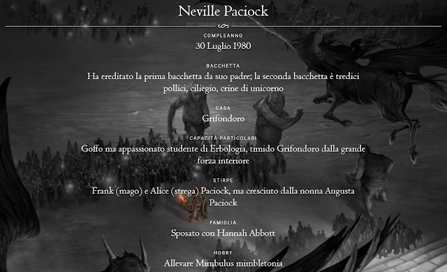 Scheda di Neville Paciock