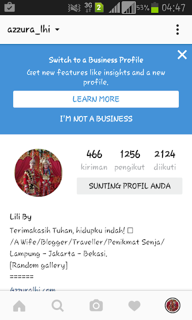Cara Mengganti Profile Instagram Menjadi Profile Business