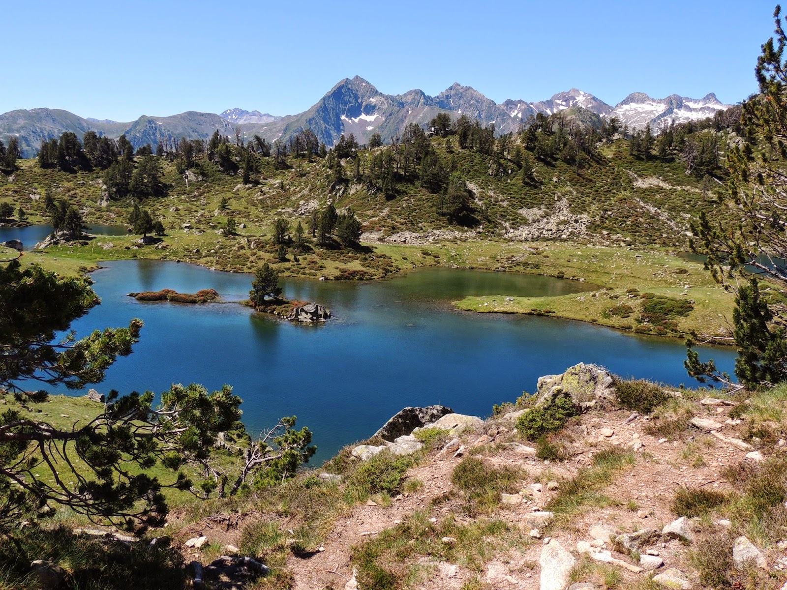 Lac De Bastan Depuis Col De Portet
