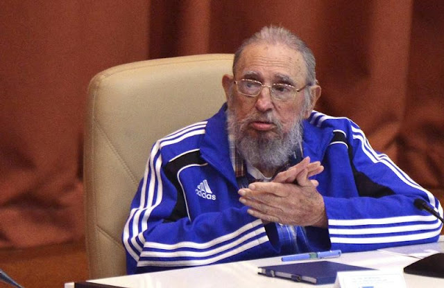 Image Attribute: Cuba's former president Fidel Castro attends the closing ceremony of the seventh Cuban Communist Party (PCC) congress in Havana, Cuba, in this handout received April 19, 2016. Omara Garcia/Courtesy of AIN/Handout via REUTERS