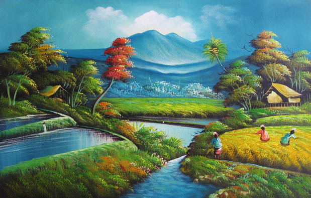 Inspirasi 41 Gambar Lukisan Nusantara Beserta Penciptanya