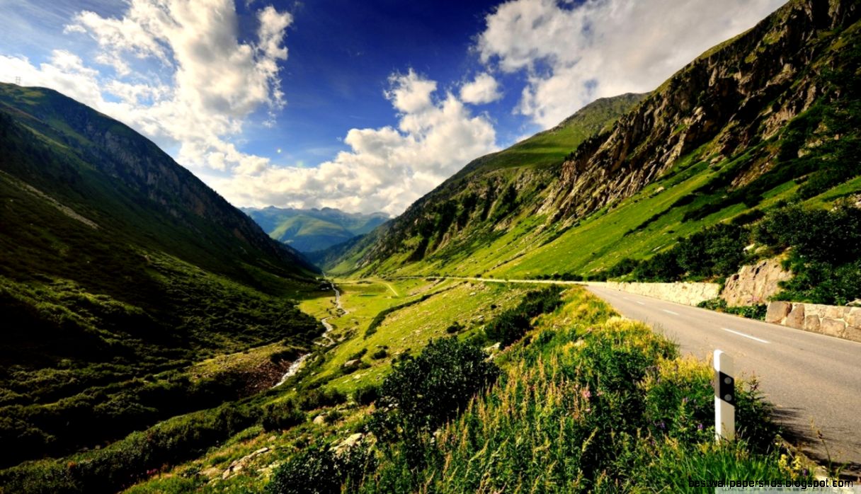 Mountain Valley HD desktop wallpaper  High Definition