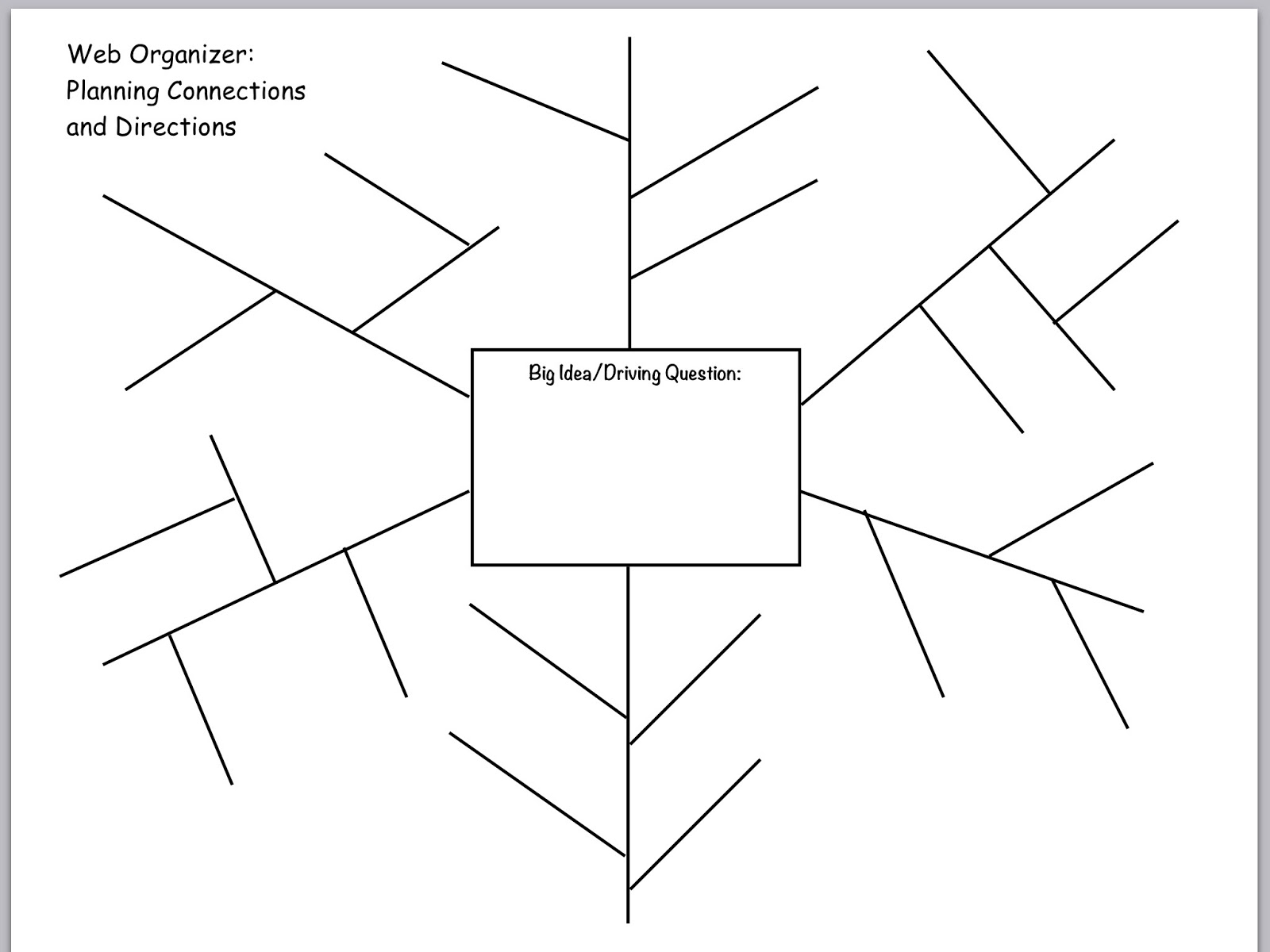 inquiring minds mrs myers kindergarten planning templates for planning sheet