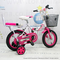 12 Inch Vita-T Classic Kids Bike  Basket Pillion With Upholstery Foamitemprop