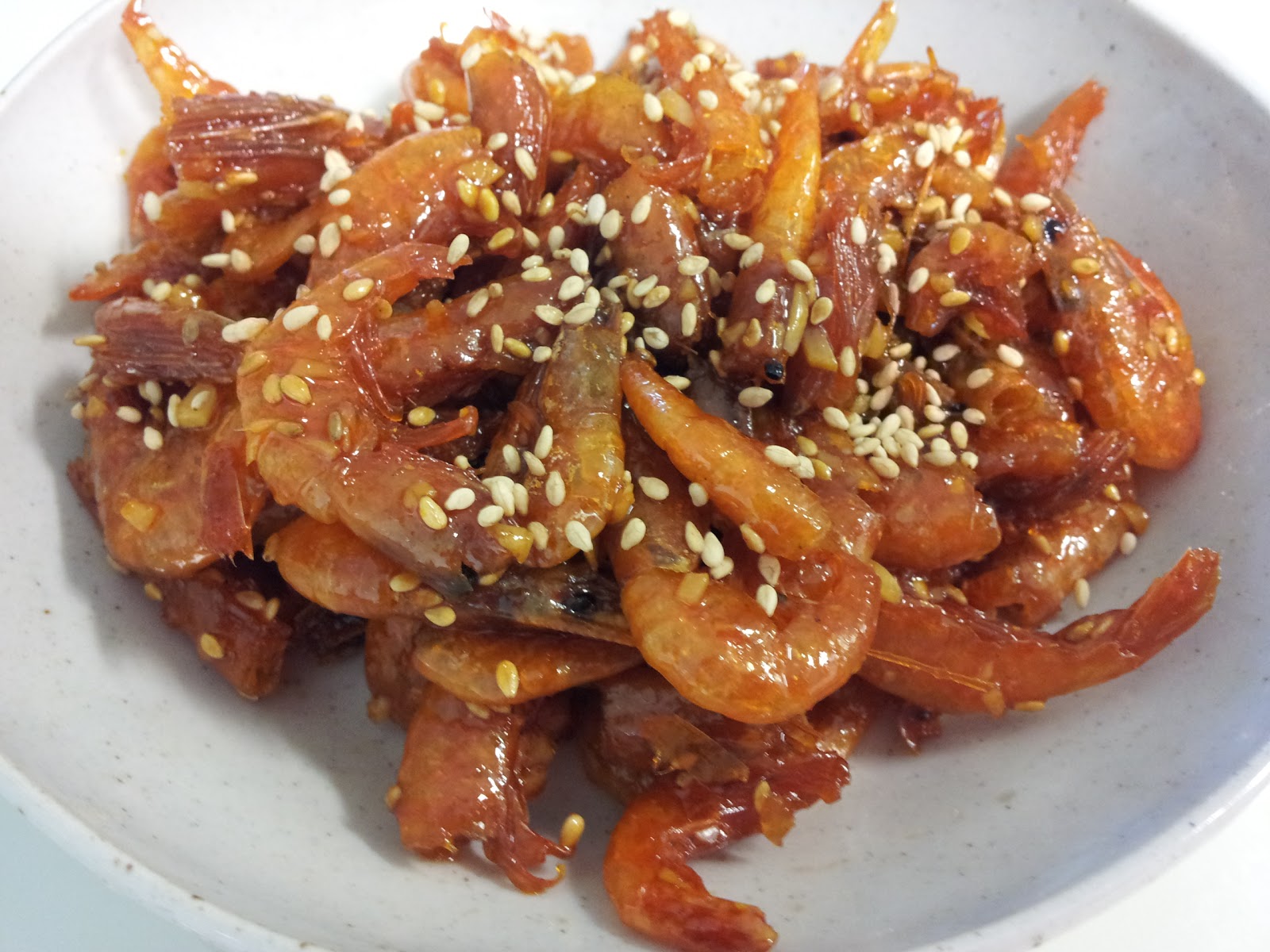 Kimchi House Stir fry of dried shrimp/마른새우볶음/ 辣酱虾米