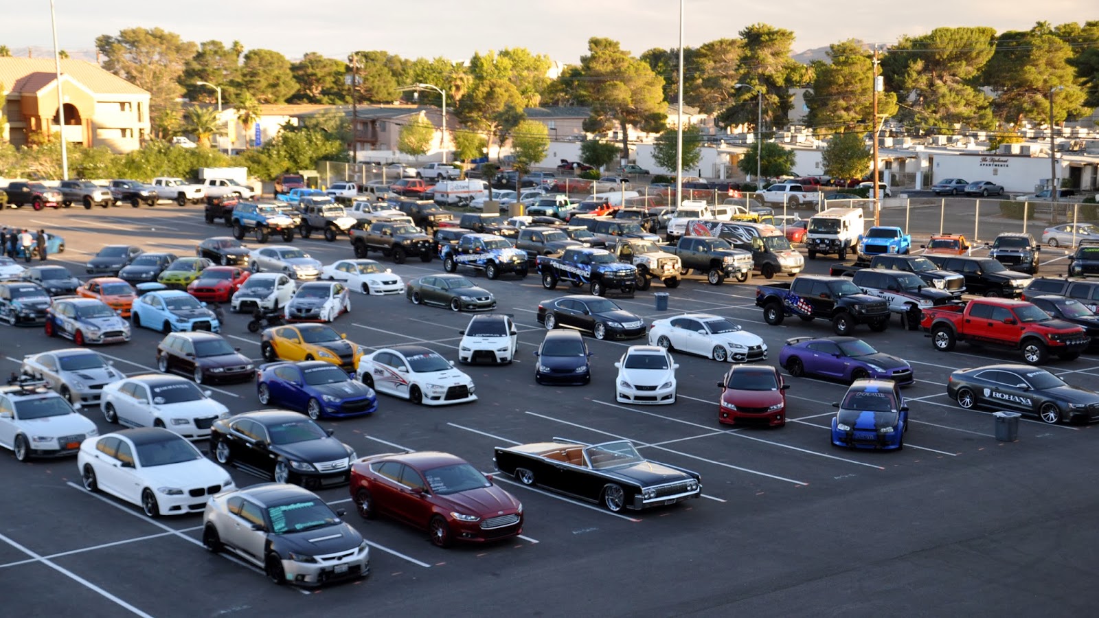 Just A Car Guy SEMA has a new display parking lot on the far South end