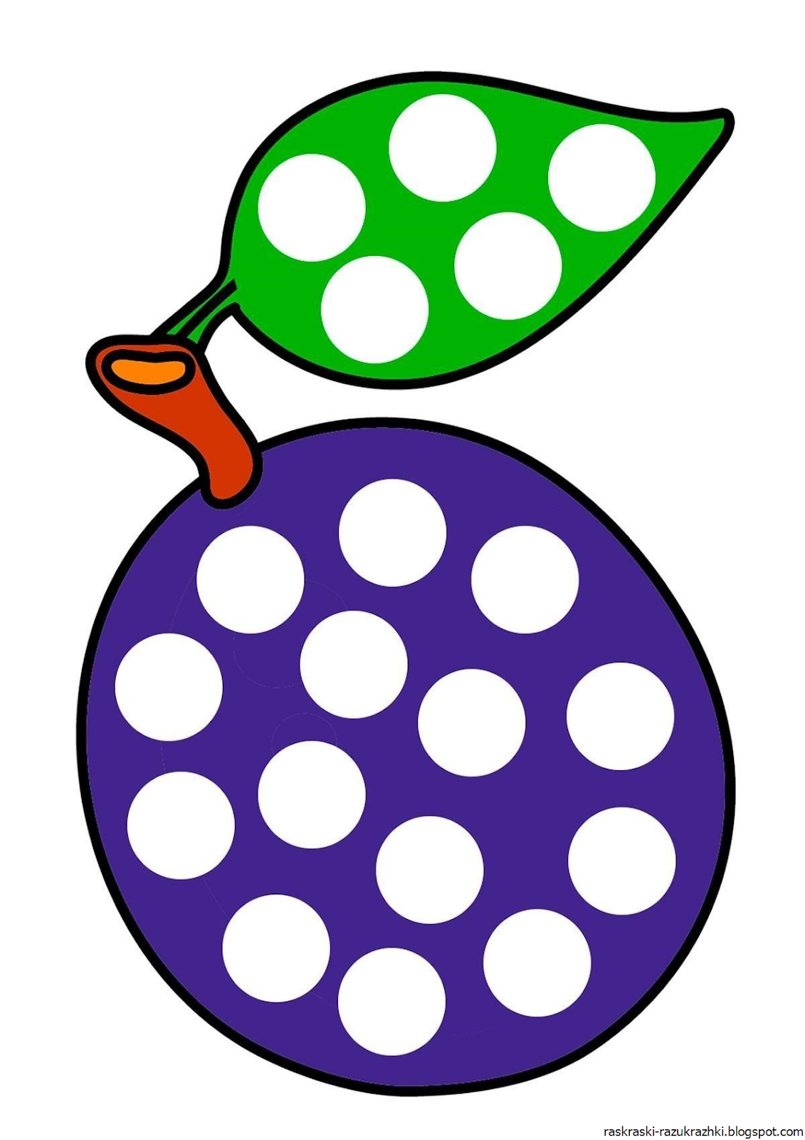 Раскраски Пальчиковые Для Детей