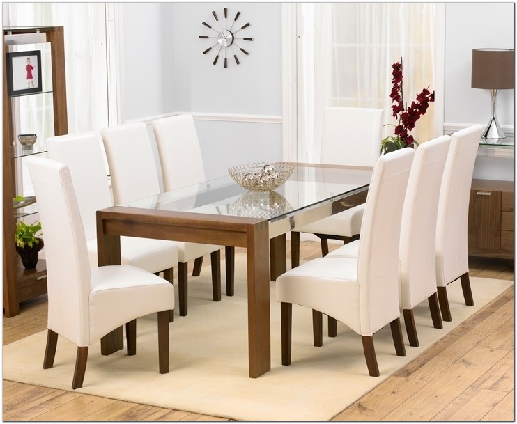 8 Seater Glass Dining Table Sets
