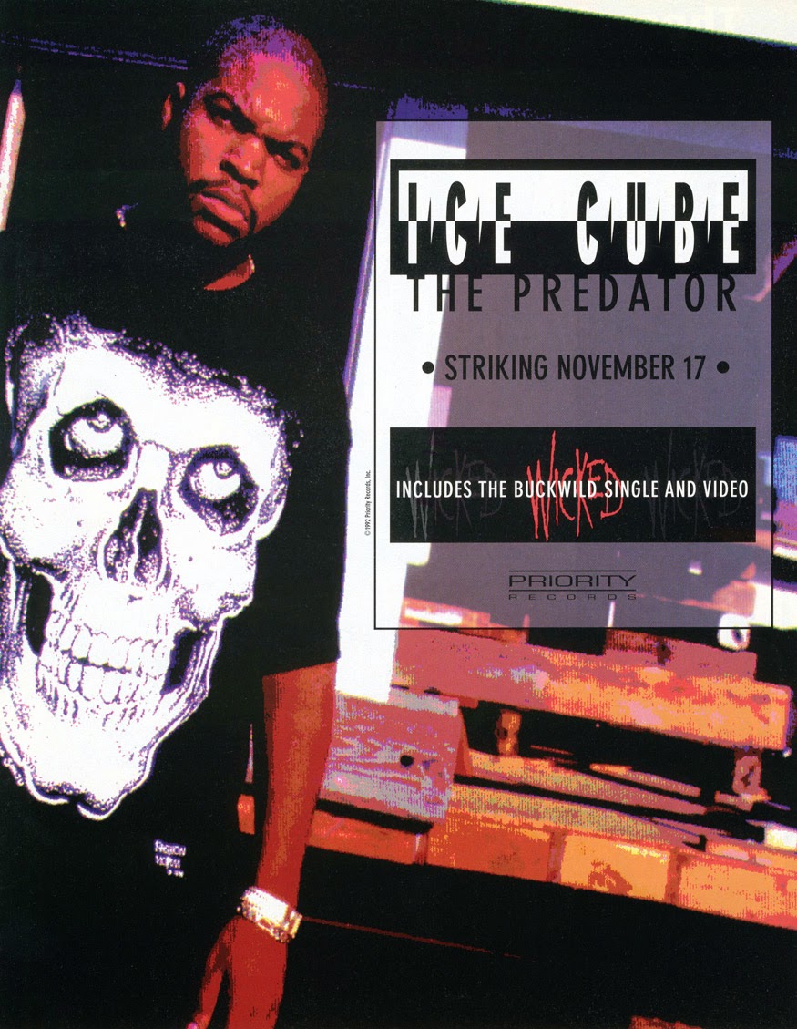 Ice Cube 1992 The Predator Rap Poster – NICEVintageCo.