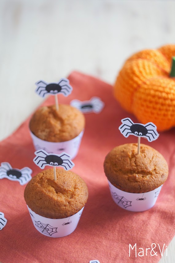 Receta de muffins de calabaza