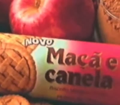 Propaganda do Biscoito de Maçã e Canela da São Luiz (Nestlé) nos anos 90.