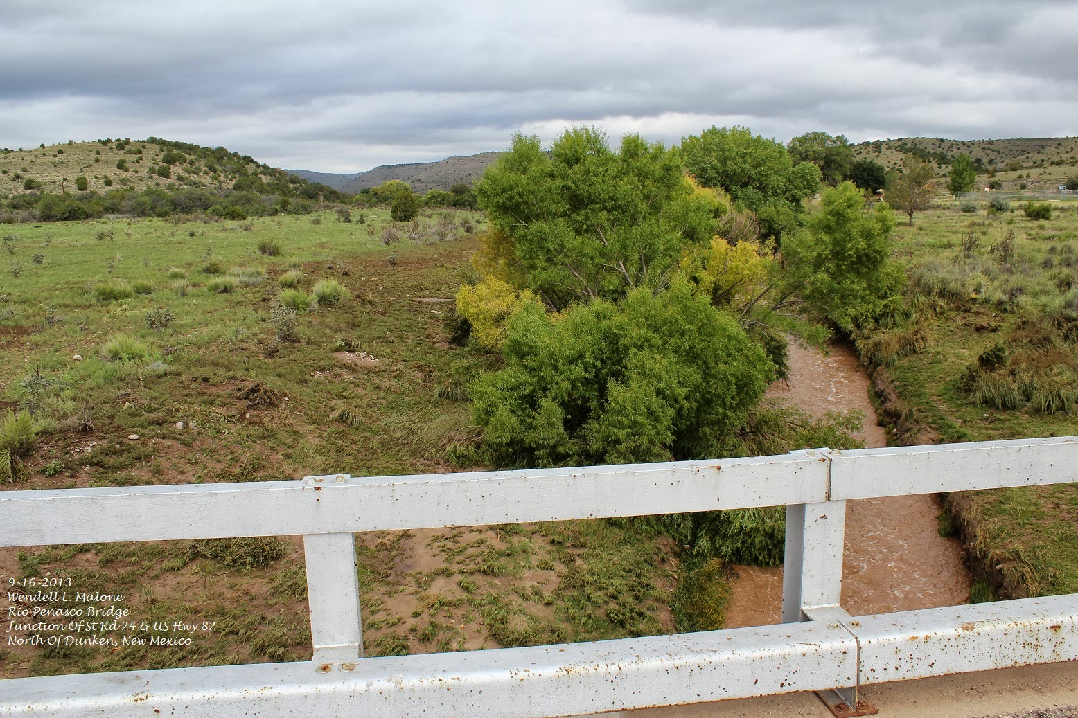 Flash Flooding Along The Rio Penasco Sept 15th 18th, 2013.