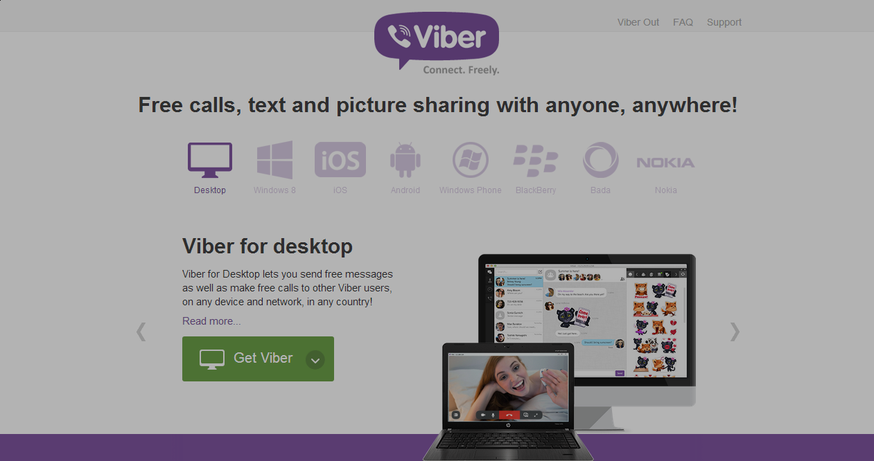 Viber has the free video calling now