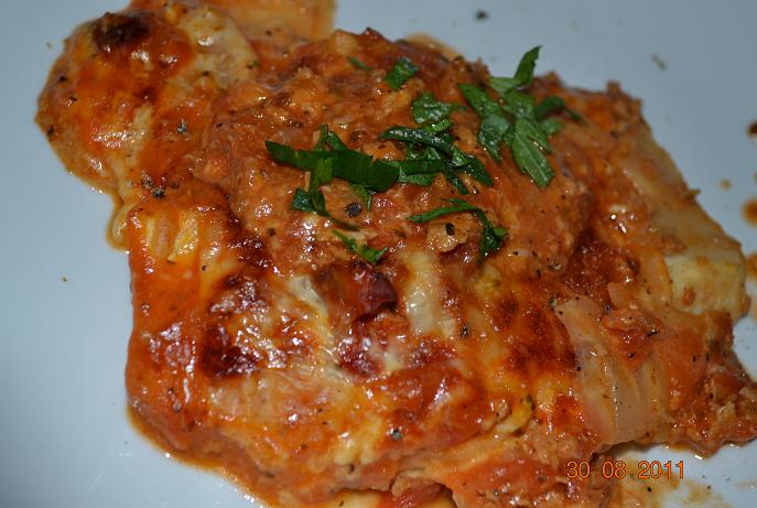 Vegetarisch und Vegan abnehmen: LOGI Sellerie-Soja-Lasagne (vegetarisch)