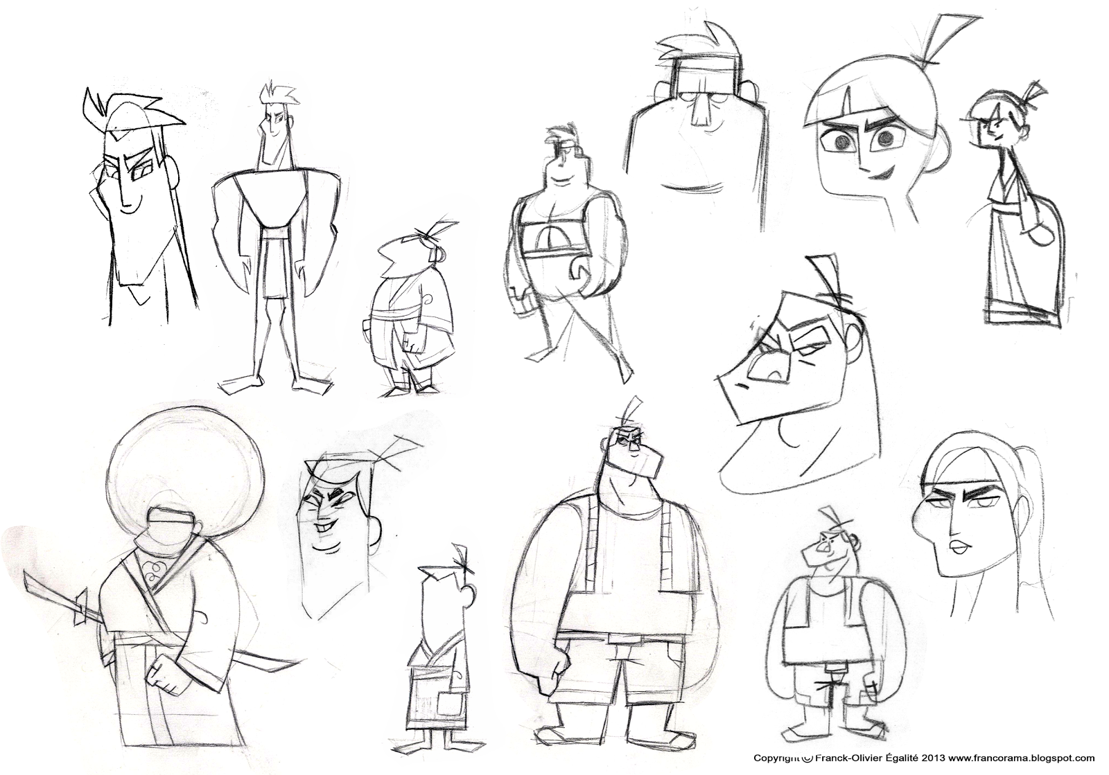 Franco's Blog: Character Design Assignment Two: Samurai Jack. source: ...