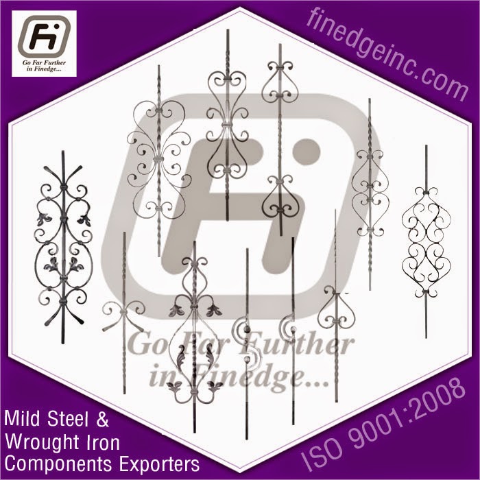 FINEDGE INC Decorative wrought iron and ornamental iron components, fencing, railing, gate