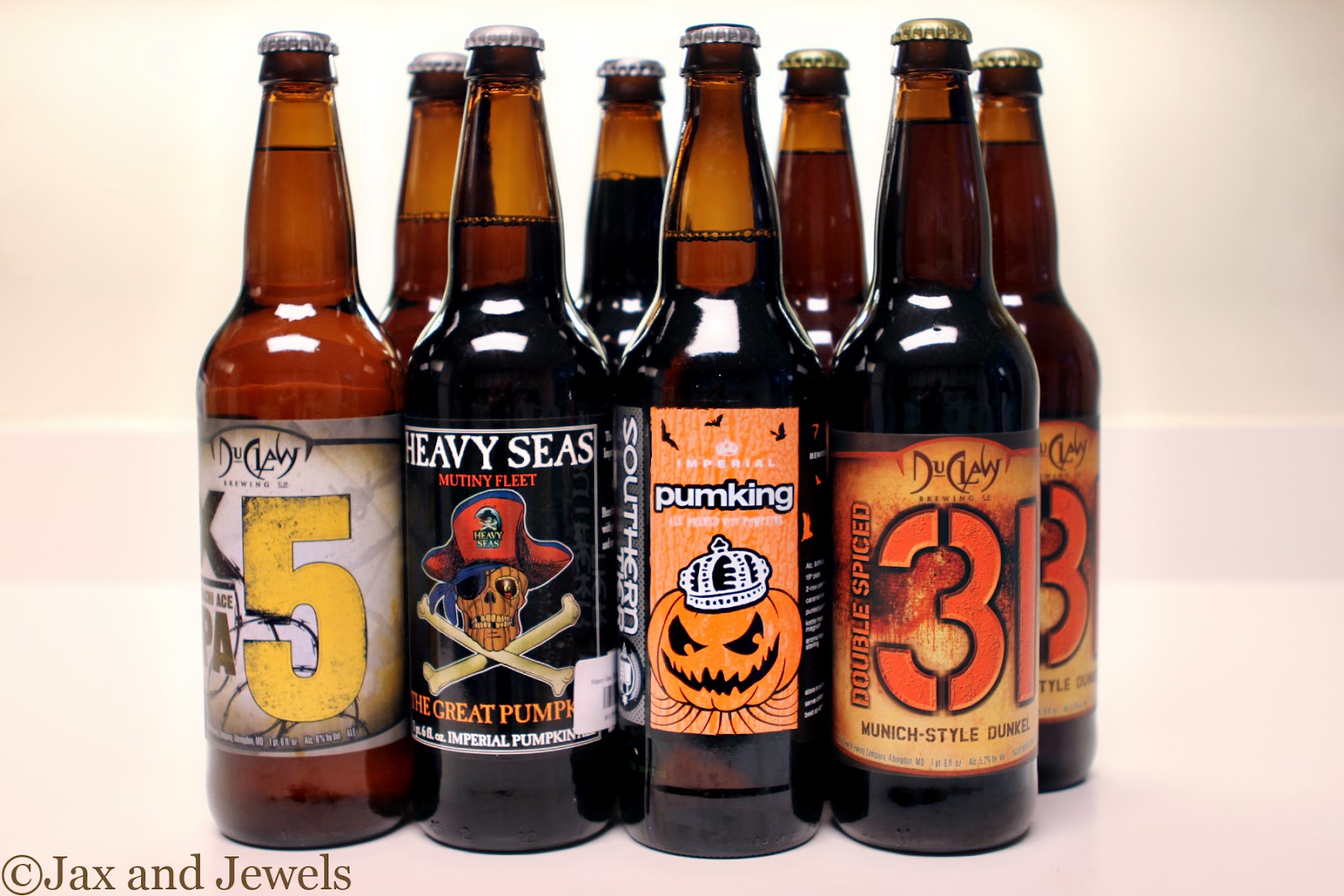 Jax and Jewels Fall Seasonal Beers Pumking please!