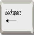 Tecla backspace