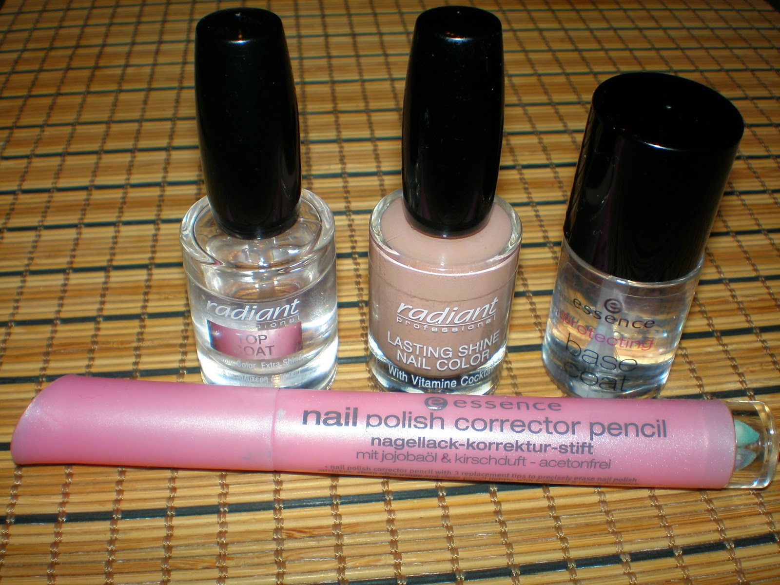Manicure with Radiant and Essence products